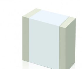 Modern cardboard package boxes illustration vector 05