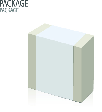 Modern cardboard package boxes illustration vector 05