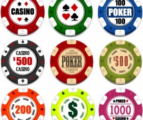 Casino elements creative design vector 05