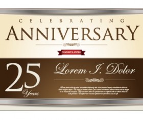 Vector anniversary celebrating cerative design 04