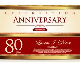 Vector anniversary celebrating cerative design 06