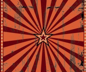 Vintage circus background vector graphic 04