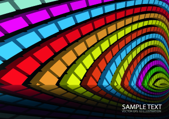 Colorful abstract design elements background 03
