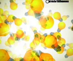 Creative bulb abstract vector background 02