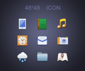 48*48 Creative icons psd material
