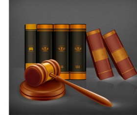 Creative law elements vector set 02