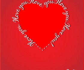 Elegant Valentine background graphic 01