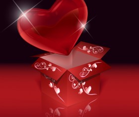 Elegant Valentine background graphic 02