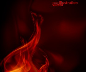 Realistic fiery background illustration vector 04