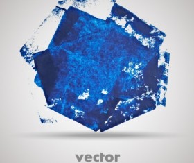 Blue grunge background design vector 02