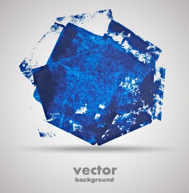 Blue grunge background design vector 02