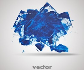 Blue grunge background design vector 05