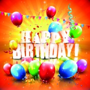Happy Birthday vector for free download