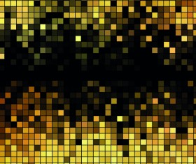 Neon mosaics design vector 01