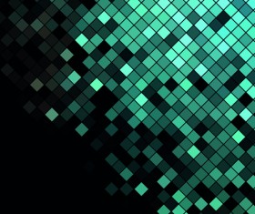 Neon mosaics design vector 02