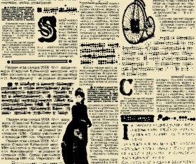 Creative newspaper design elements vector set 01