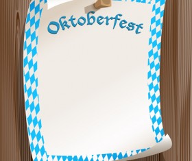 Oktoberfest elements background vectors 02