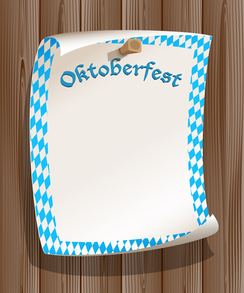 Oktoberfest elements background vectors 02