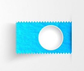 Creative paper background vector graphics 03