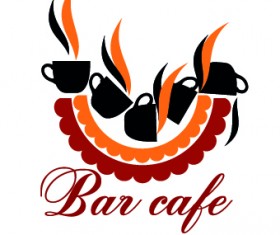 Restaurant logos design elements vectors set 01