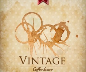 Retro parchment grunge background vector 01