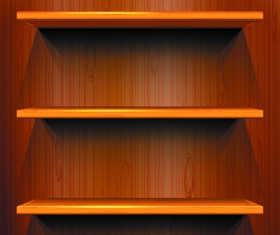 Shiny shelves creative background vector art 02