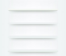 Shiny shelves creative background vector art 06