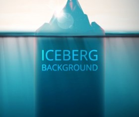 Shiny Iceberg background vector graphic