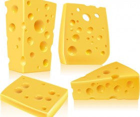 Shiny cheese design vector