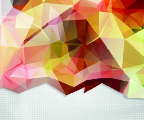 Shiny geometry concept vector background