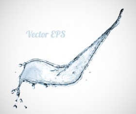 Splashes of water creative background vector 03