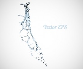 Splashes of water creative background vector 05
