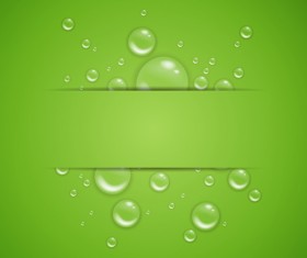 Transparent bubbles with background vector 03