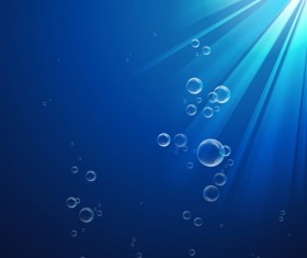 Transparent bubbles with background vector 04