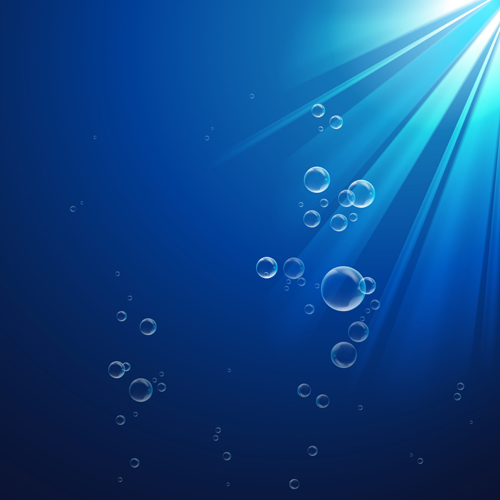 Transparent bubbles with background vector 04