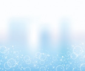 Transparent bubbles with background vector 05