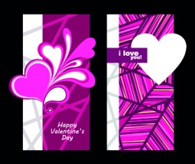 Happy Valentine Day creative banner vector 01
