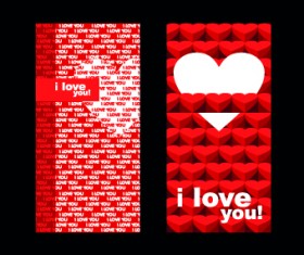 Happy Valentine Day creative banner vector 03