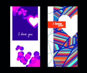 Happy Valentine Day creative banner vector 04