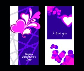 Happy Valentine Day creative banner vector 05