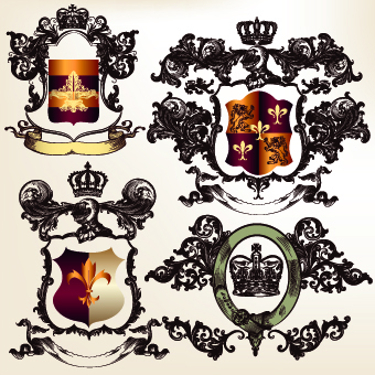 Vintage Royal Badge design vector