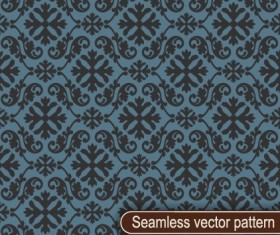 Vintage floral seamless vector pattern 02