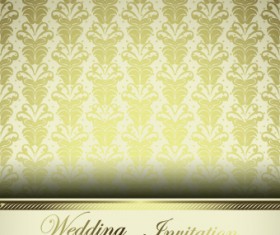 Vintage seamless luxury pattern background vector 05