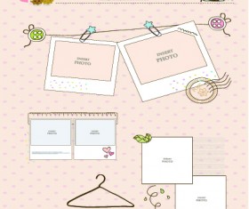 Vintage source elements vector 01