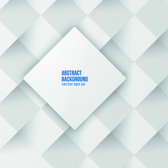Abstract white square vector background 01