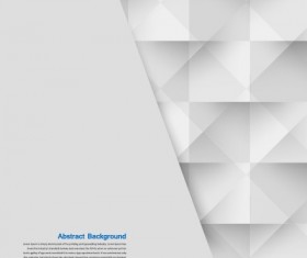 Abstract white square vector background 03
