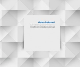 Abstract white square vector background 04