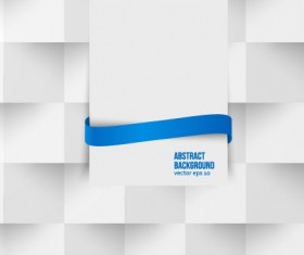 Abstract white square vector background 05