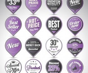 Creative sale badges design graphics 01