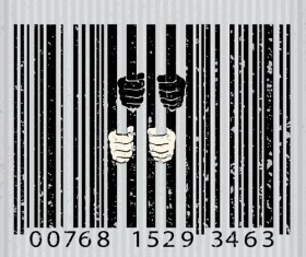 The offbeat bar codes design vector graphic 01